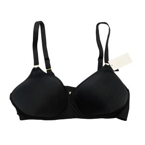 Wacoal 856393 Simply Done Wireless Contour T-Shirt Bra 40D‎ Black Wireless NWT